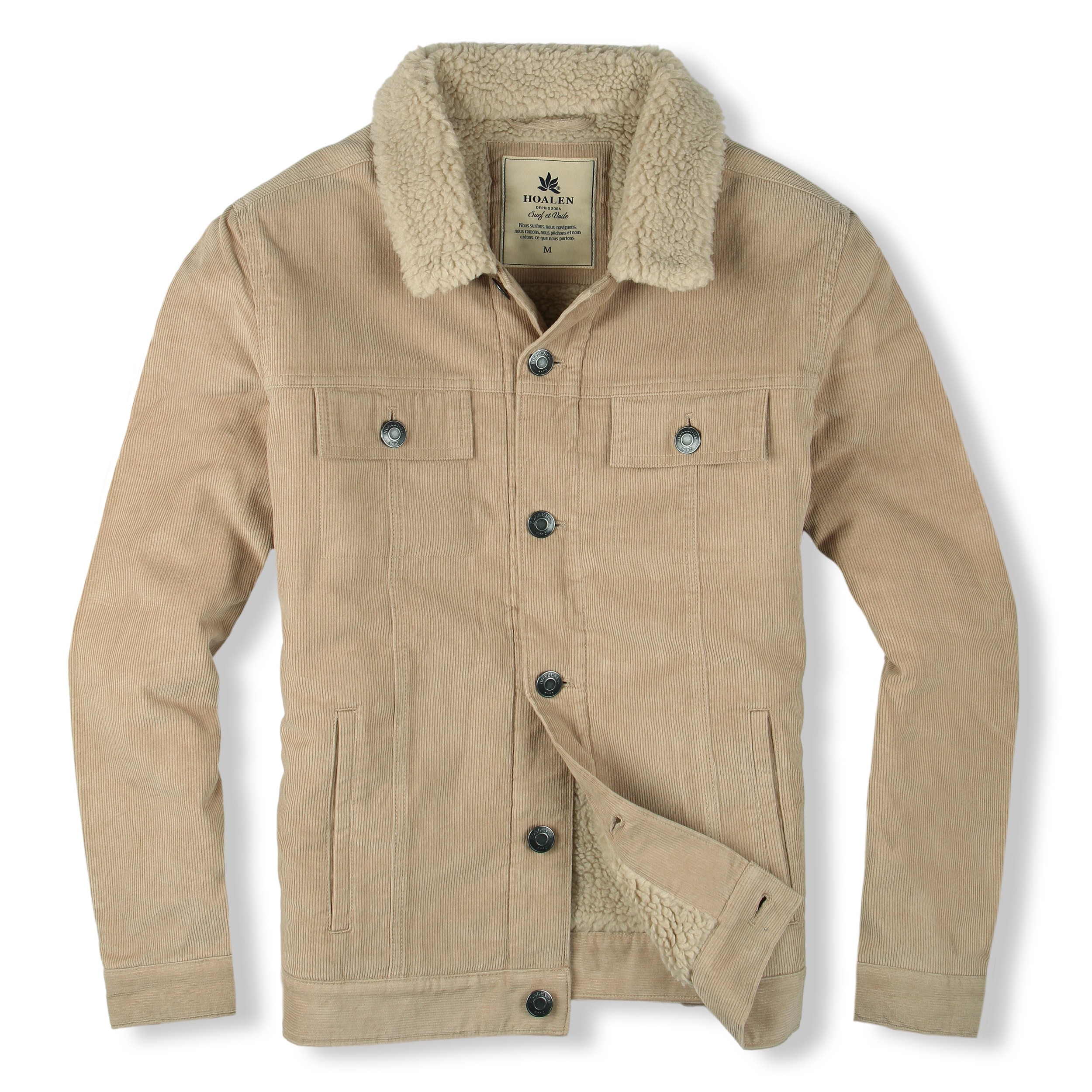 corduroy jacket lined