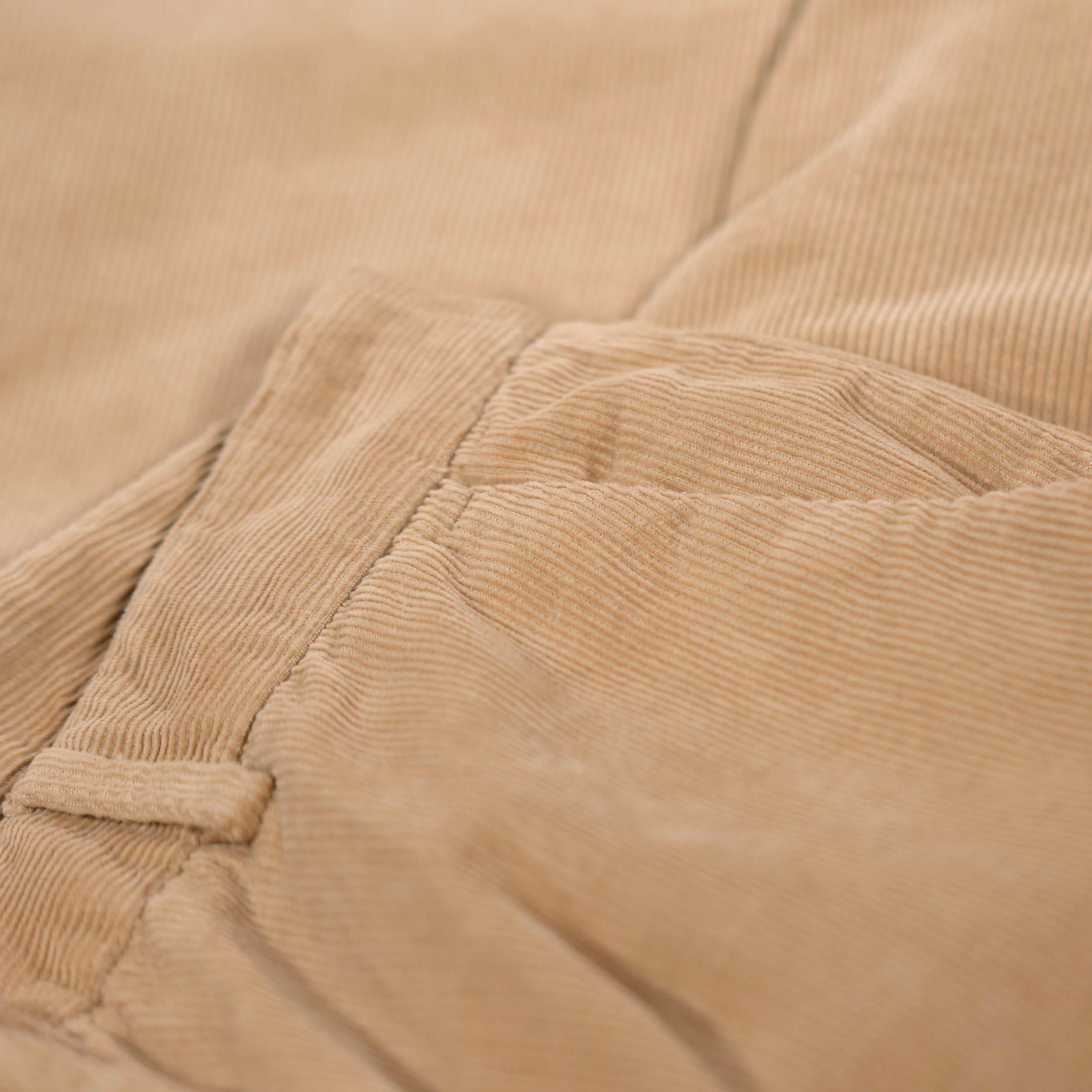 Pantalon en velours côtelé de coton bio | vert corduroy pleated pants stone green femme