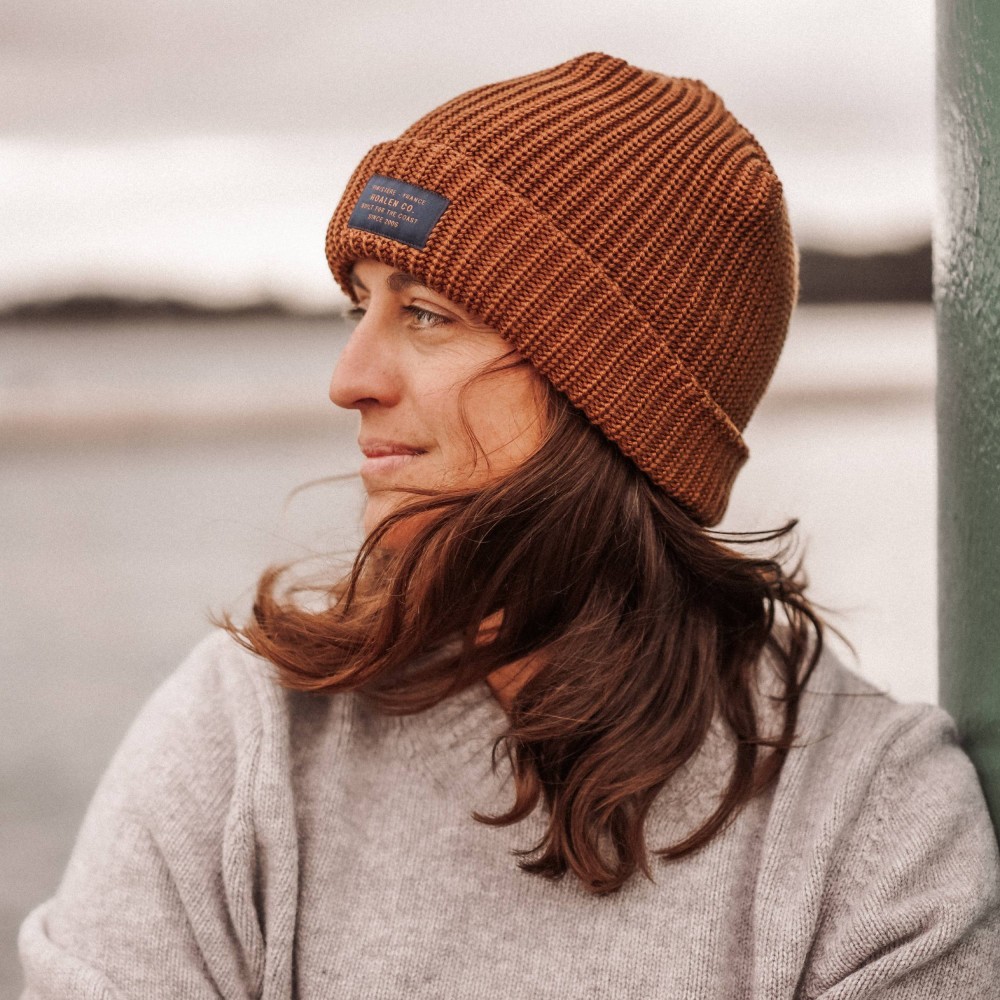 Our Will hat is inspired by the hats worn by sailors to keep warm during their watch. 