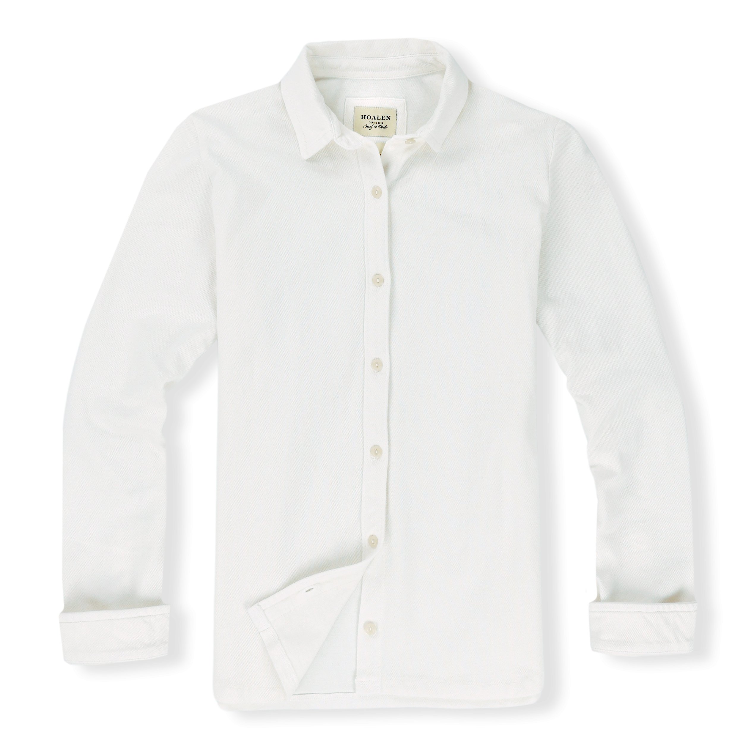 Cotton piqué Long sleeves Shirt