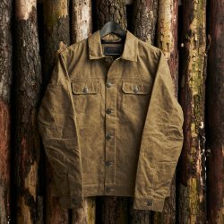 Veste waxé Camel - Vue extérieure 2 / 10