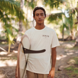 T-Shirt à manches courtes léger 180 gsm Shell White - Vue extérieure 8 / 9