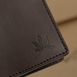 Porte-cartes cuir Chocolat - Vue détail 4 / 5