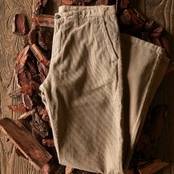 Stone Beige Corduroy Chino - Outdoor View 11 / 13
