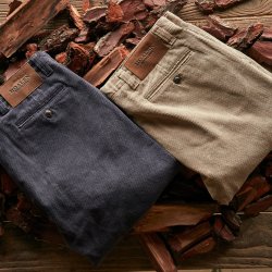 Stone Beige Corduroy Chino - Outdoor View 13 / 13