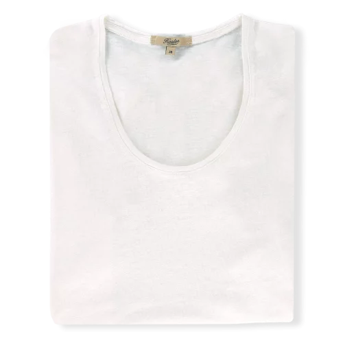 T-Shirt Off White 100% lin