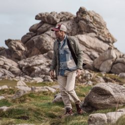 Indian Ink Checks Heavy Twill Overshirt - Outdoor View 1 / 7
