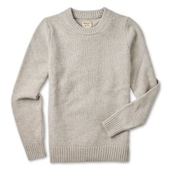 Beige Melange Wool blend Sweater - Packshot 2 / 6