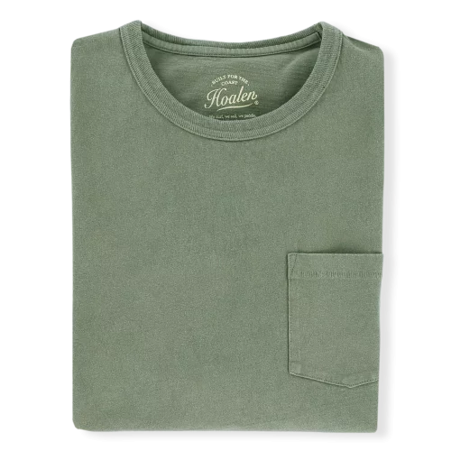 en coton bio Olive Green T-Shirt