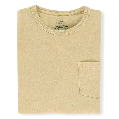 en coton bio Sand Yellow T-Shirt
