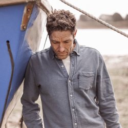 Night Blue Slub fleece Shirt - Outdoor View 6 / 10