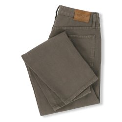 Jeans coupe droite taille haute Wood Brown - Packshot 1 / 1