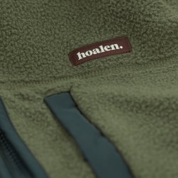 Kaki Sherpa Polartec Fleece jacket - Detail View 4 / 8