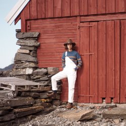 Salopette denim Shell White - Vue extérieure 11 / 11