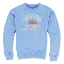 North Blue Slub fleece Sweatshirt - Packshot 2 / 4