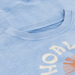 North Blue Slub fleece Sweatshirt - Detail View 3 / 4