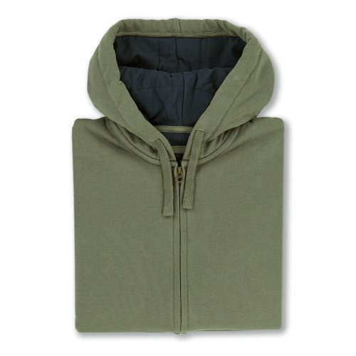 Sweat zippé à capuche matelassé