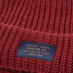 Bonnet marin double épaisseur Burgundy - Vue détail 1 / 2