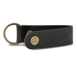 Porte-clefs cuir Chocolat - Packshot 1 / 1