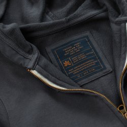 Sweat à capuche Molleton épais Dark Navy Blue - Vue détail 4 / 4