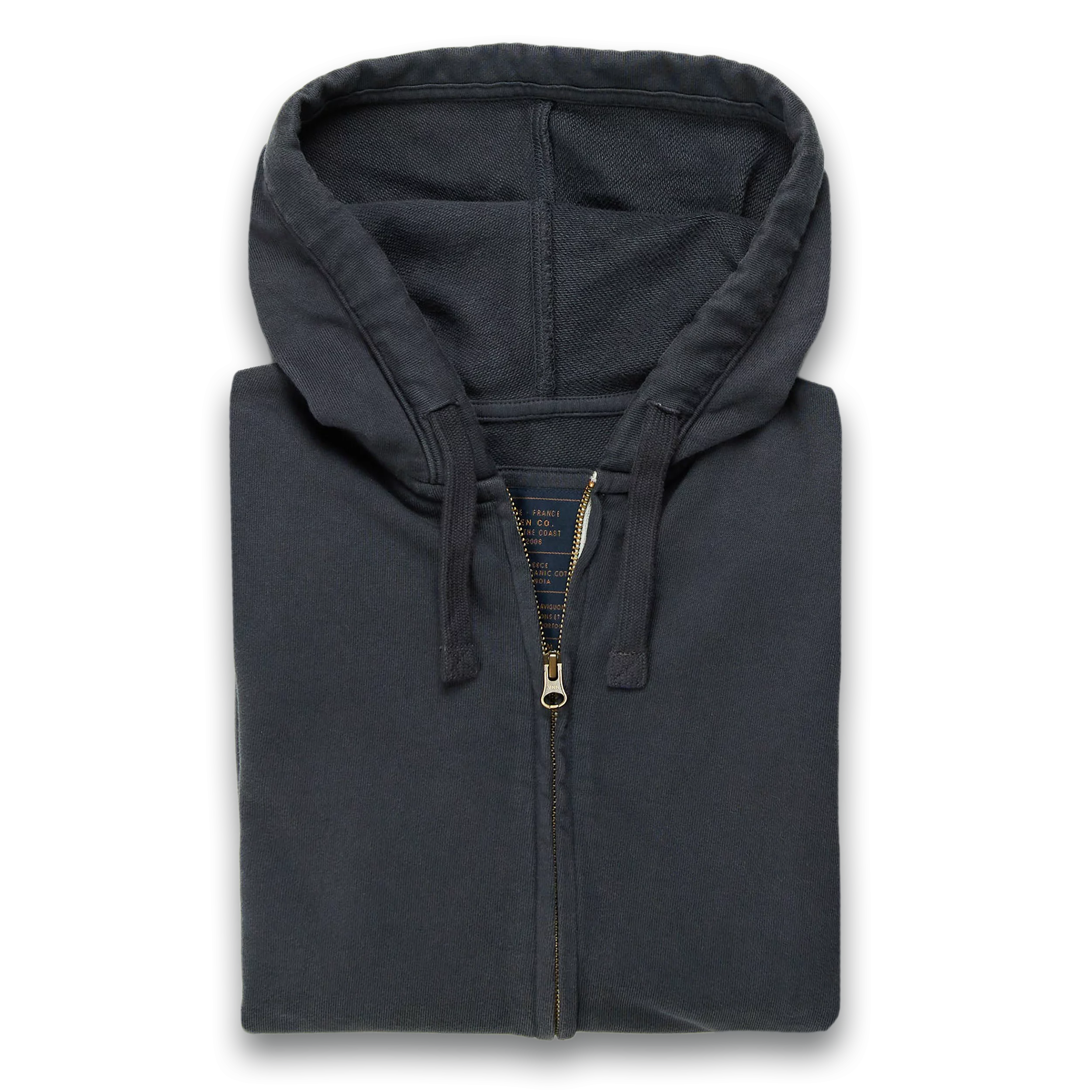 Sweat à capuche Molleton épais Dark Navy Blue - Packshot 1 / 4