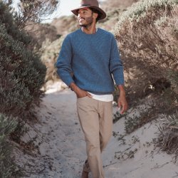 Denim Sweater - Outdoor View 1 / 7