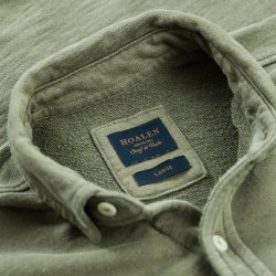 Chemise molleton flammé Olive Green - Vue détail 9 / 5