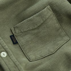 Chemise molleton flammé Olive Green - Vue détail 11 / 5