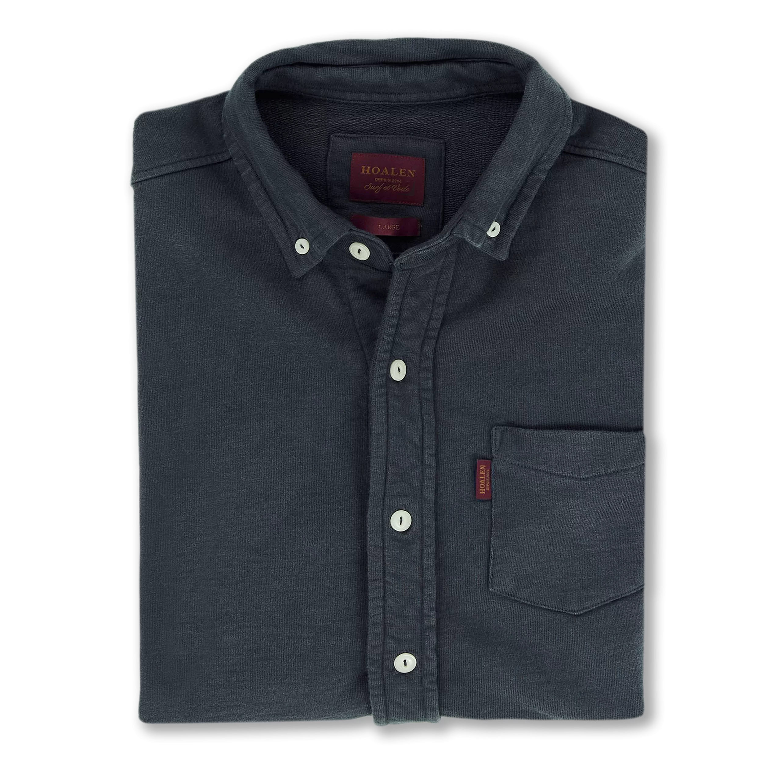 Chemise molleton chaud et résistant Dark Navy Blue - Packshot 1 / 4