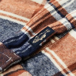 Chemise à carreaux en flanelle Camel Checks - Vue détail 3 / 8