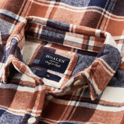 Chemise à carreaux en flanelle Camel Checks - Vue détail 5 / 8