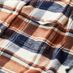 Chemise à carreaux en flanelle Camel Checks - Vue détail 6 / 8