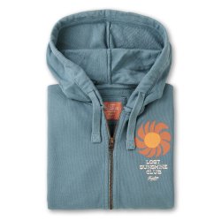 Sweat à capuche zippé Fog Blue - Packshot 1 / 1