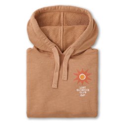 Sweat à capuche molleton flammé Wood Chips - Packshot 1 / 1