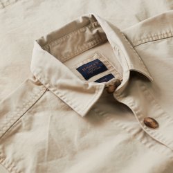 Surchemise en twill Camel - Vue détail 3 / 6