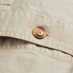 Surchemise en twill Camel - Vue détail 5 / 6