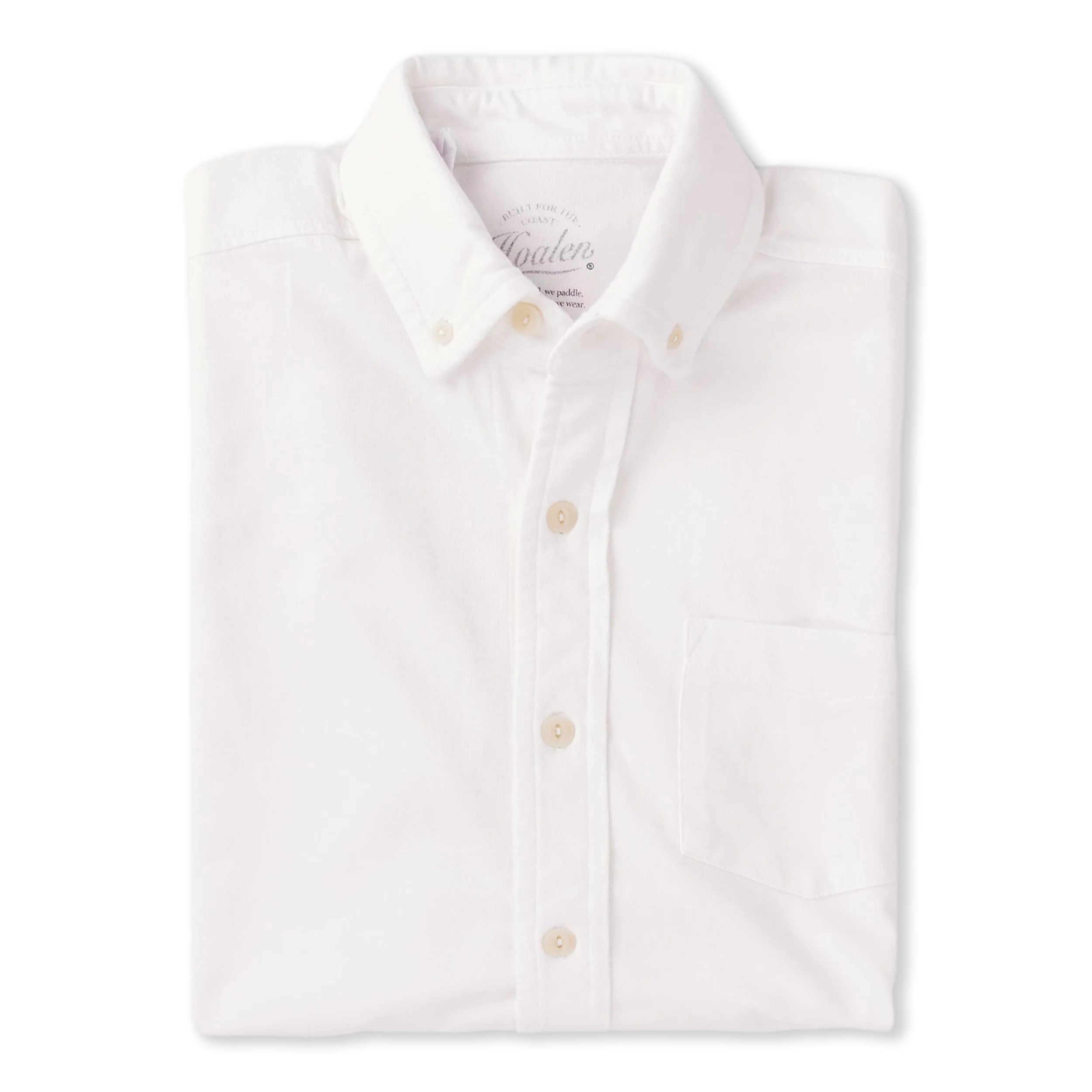 Chemise en jersey souple et robuste Shell White - Packshot 1 / 5