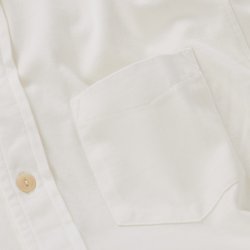 Chemise en jersey souple et robuste Shell White - Vue détail 4 / 5