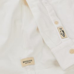 Chemise en jersey souple et robuste Shell White - Vue détail 5 / 5