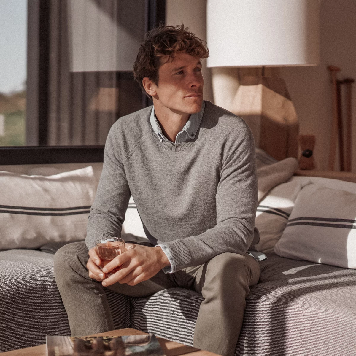 Alin - Pull polyvalent en maille pour hommes