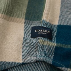 Chemise à carreaux en flanelle Blue Green Checks - Vue détail 5 / 6