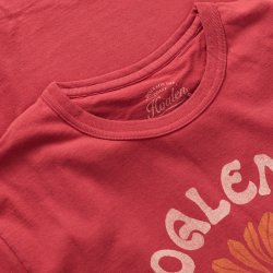 T-Shirt en coton recyclé Faded Red - Vue détail 4 / 4