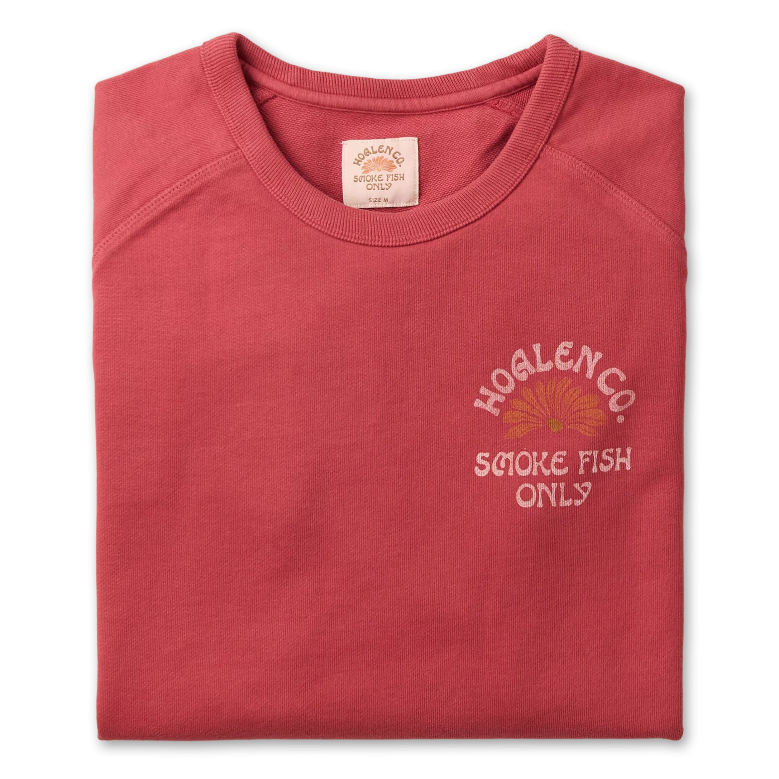 Sweat molleton épais Faded Red - Packshot 1 / 5