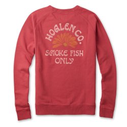 Sweat molleton épais Faded Red - Packshot 2 / 5