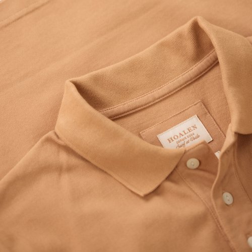 Polo en piqué de coton bio épais