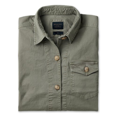 Surchemise en twill épais