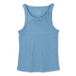 Débardeur jersey côtelé épais North Blue - Packshot 2 / 4