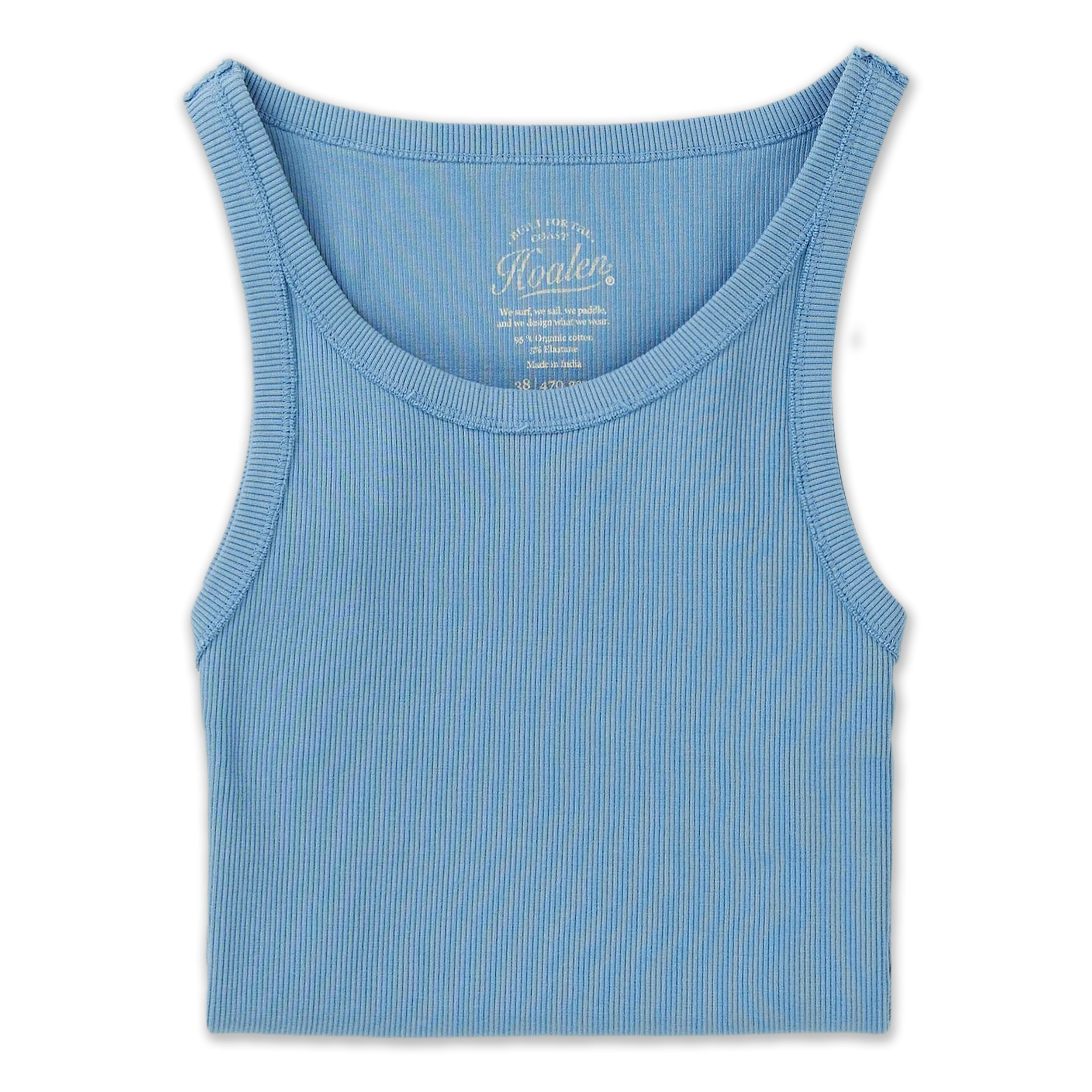 Débardeur jersey côtelé épais North Blue - Packshot 1 / 4