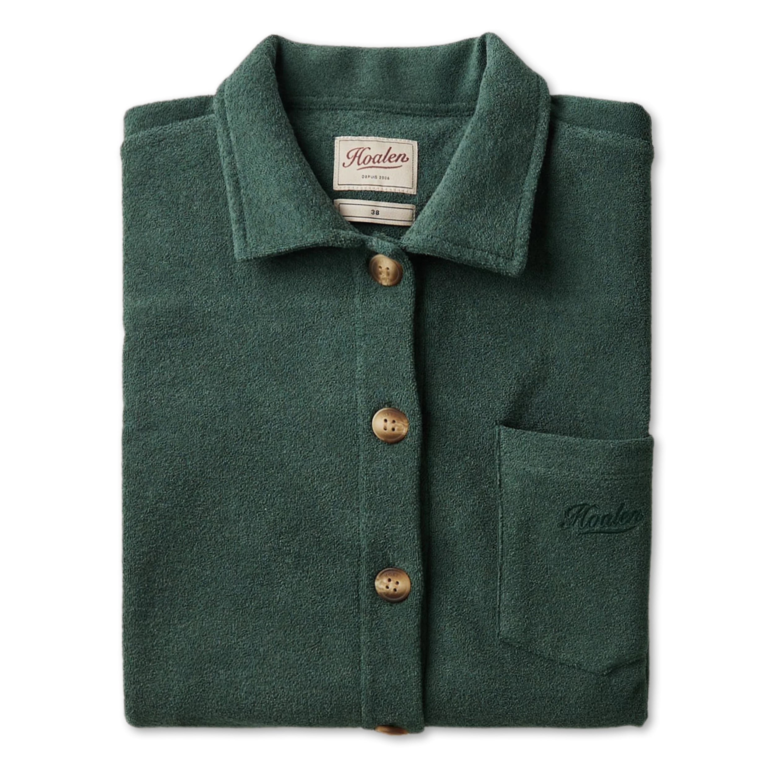 Robe jersey éponge Tropical Green - Packshot 1 / 4