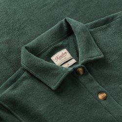 Robe jersey éponge Tropical Green - Vue détail 4 / 4